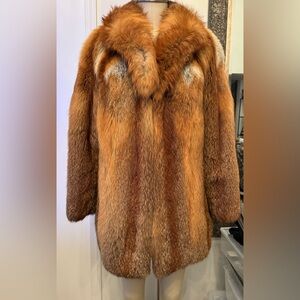 Red Fox Fur Coat